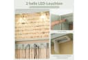 COSTWAY Schmuckschrank mit LED & Spiegel abschließbar Bild 3