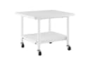 COSTWAY Druckertisch mit 2 Ebenen & 4 Rollen, bis 35 kg, 49x40x38cm Bild 2