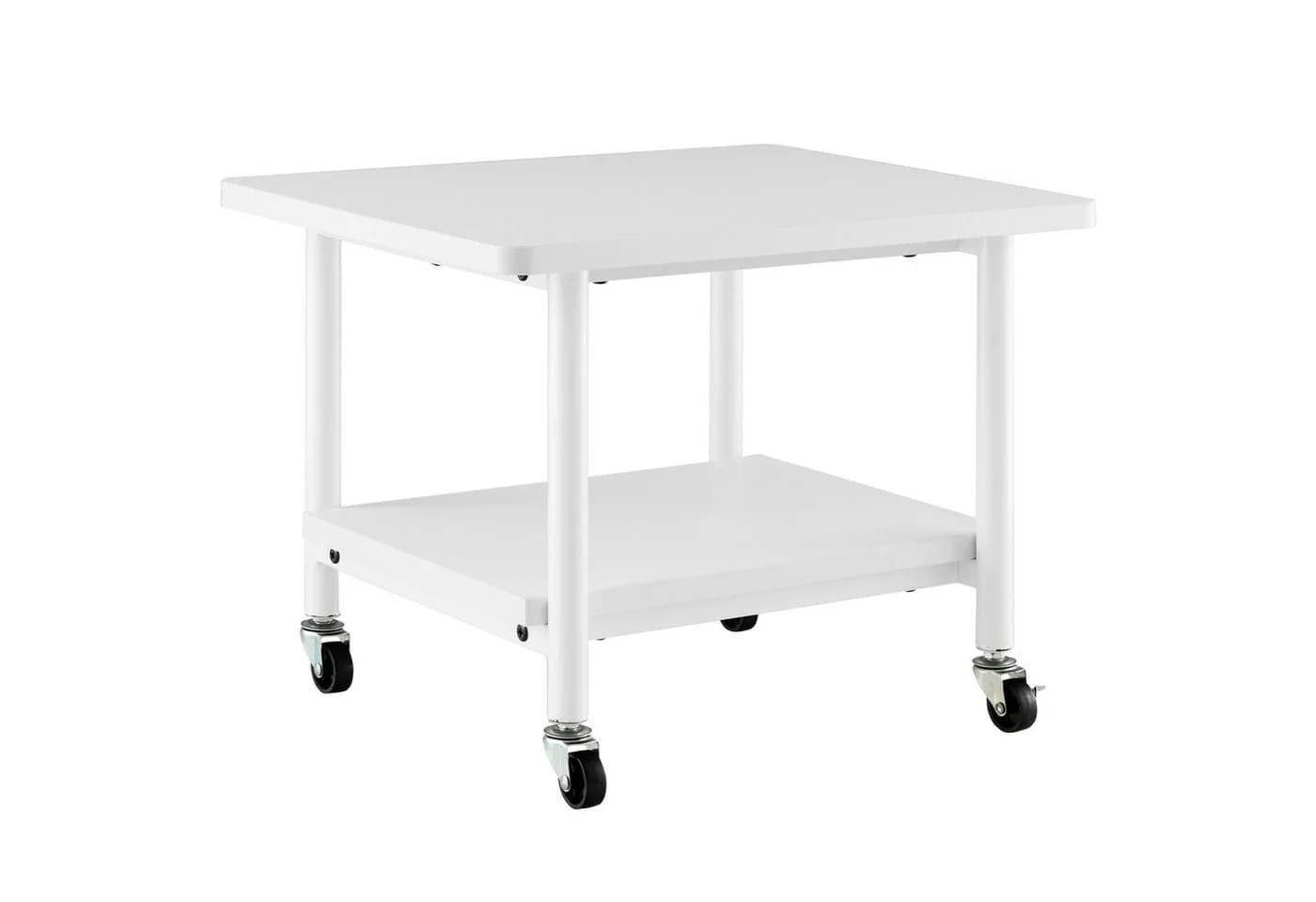 COSTWAY Druckertisch mit 2 Ebenen & 4 Rollen, bis 35 kg, 49x40x38cm - Bild 2