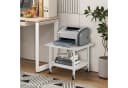COSTWAY Druckertisch mit 2 Ebenen & 4 Rollen, bis 35 kg, 49x40x38cm Bild 3