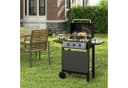 COSTWAY Gasgrill Grillwagen 3 Brenner Schwarz Bild 1