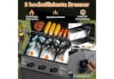 COSTWAY Gasgrill Grillwagen 3 Brenner Schwarz Bild 5