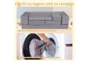 Modulares Kindersofa aus Schaumstoff und Wildlederstoff Bild 1
