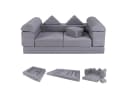 Modulares Kindersofa aus Schaumstoff und Wildlederstoff Bild 2