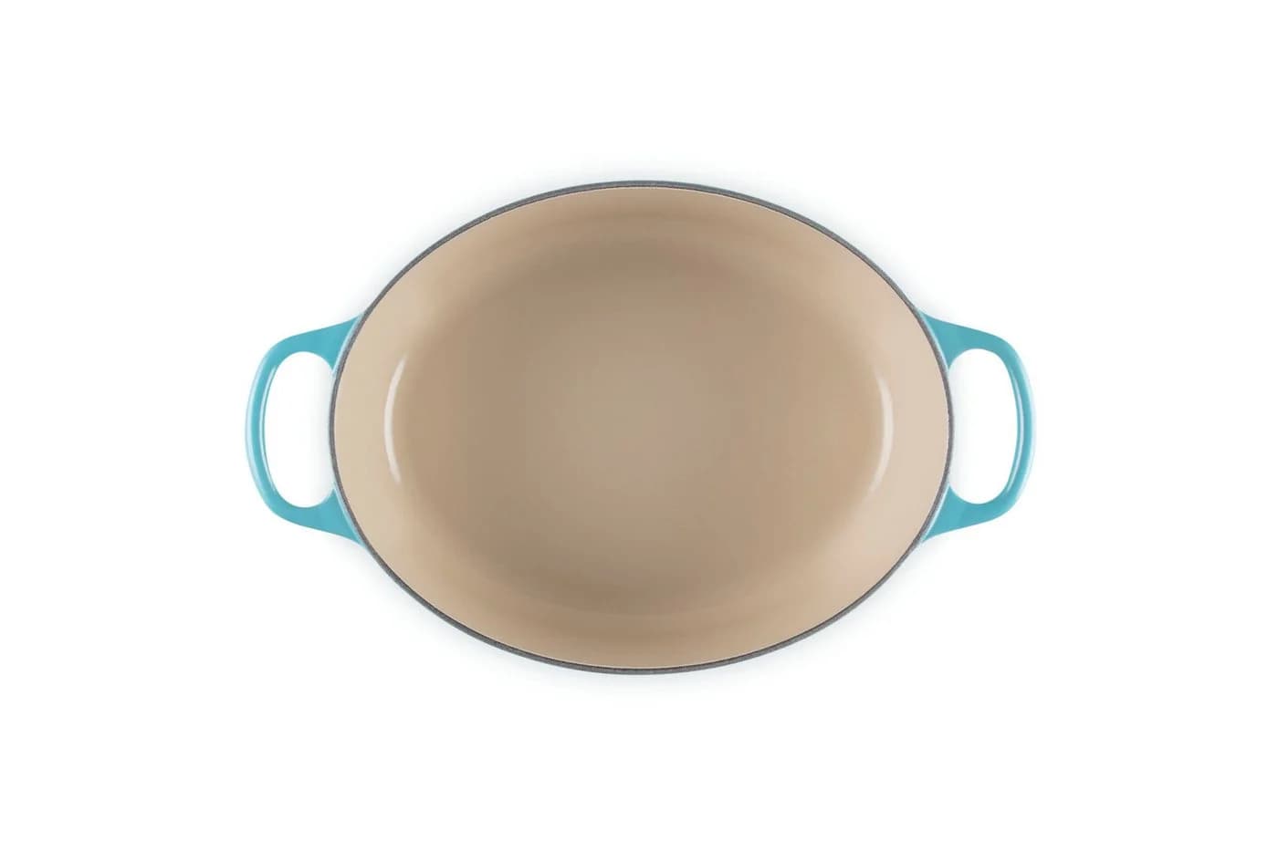 LE CREUSET Gusseisen-Bräter Oval mit Deckel 27 cm Karibik - Bild 4
