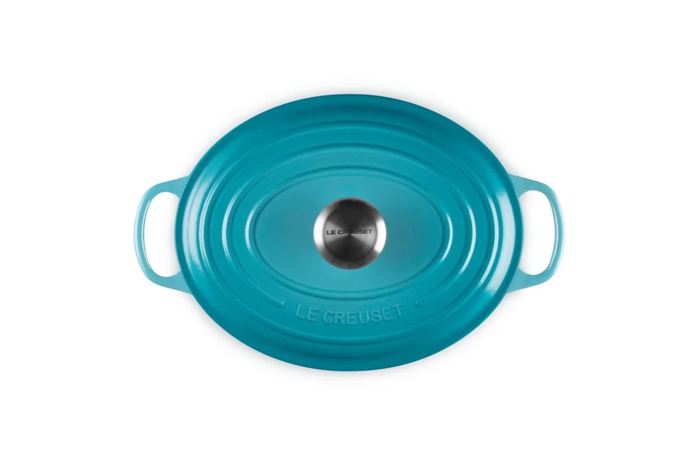 LE CREUSET Gusseisen-Bräter Oval mit Deckel 27 cm Karibik - Bild 5
