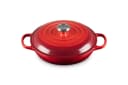 LE CREUSET Bratentopf Gourmet-Profitopf Gusseisen 26 cm Kirschrot Bild 1