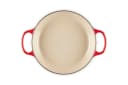 LE CREUSET Bratentopf Gourmet-Profitopf Gusseisen 26 cm Kirschrot Bild 4