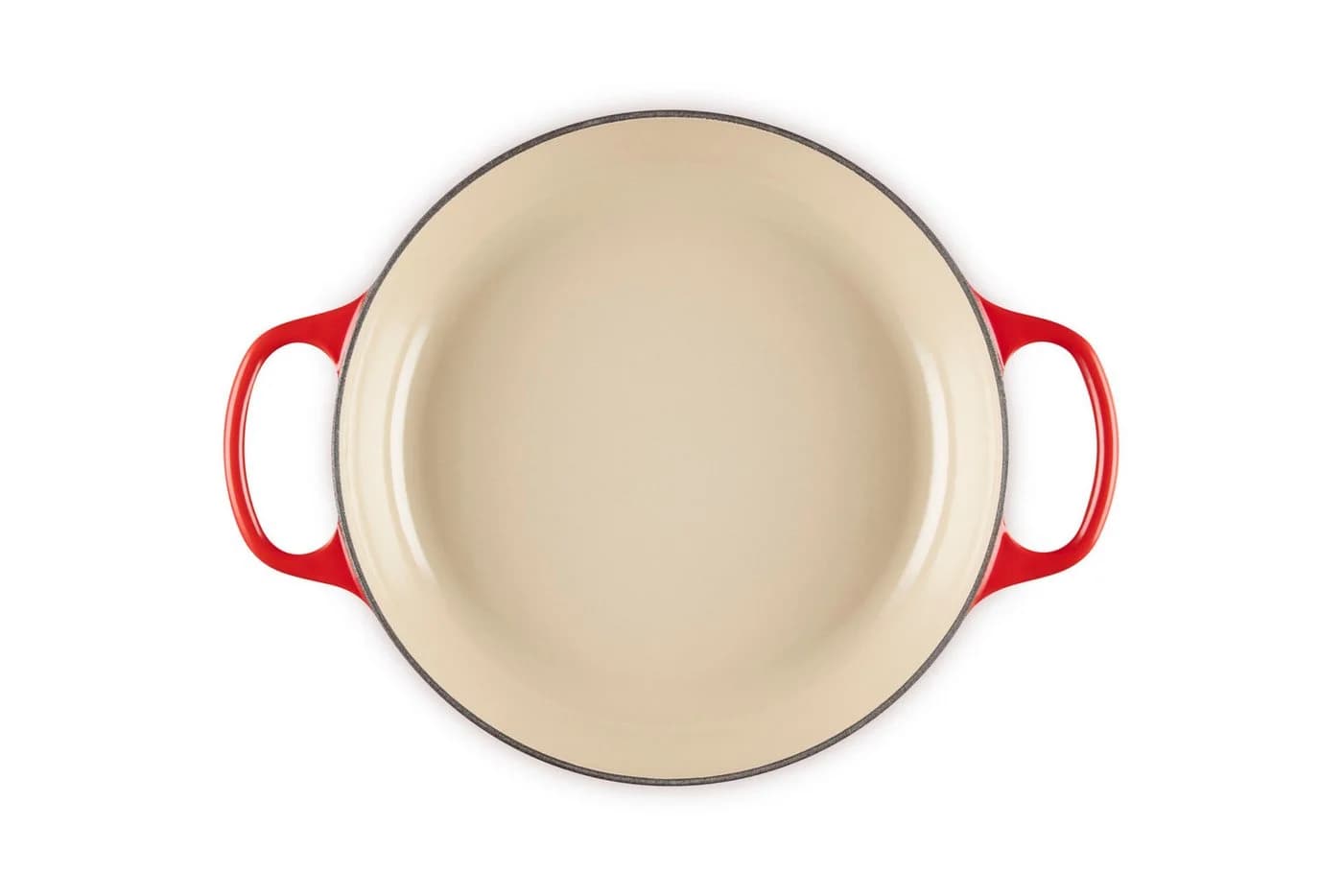 LE CREUSET Bratentopf Gourmet-Profitopf Gusseisen 26 cm Kirschrot - Bild 4