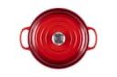 LE CREUSET Bratentopf Gourmet-Profitopf Gusseisen 26 cm Kirschrot Bild 5