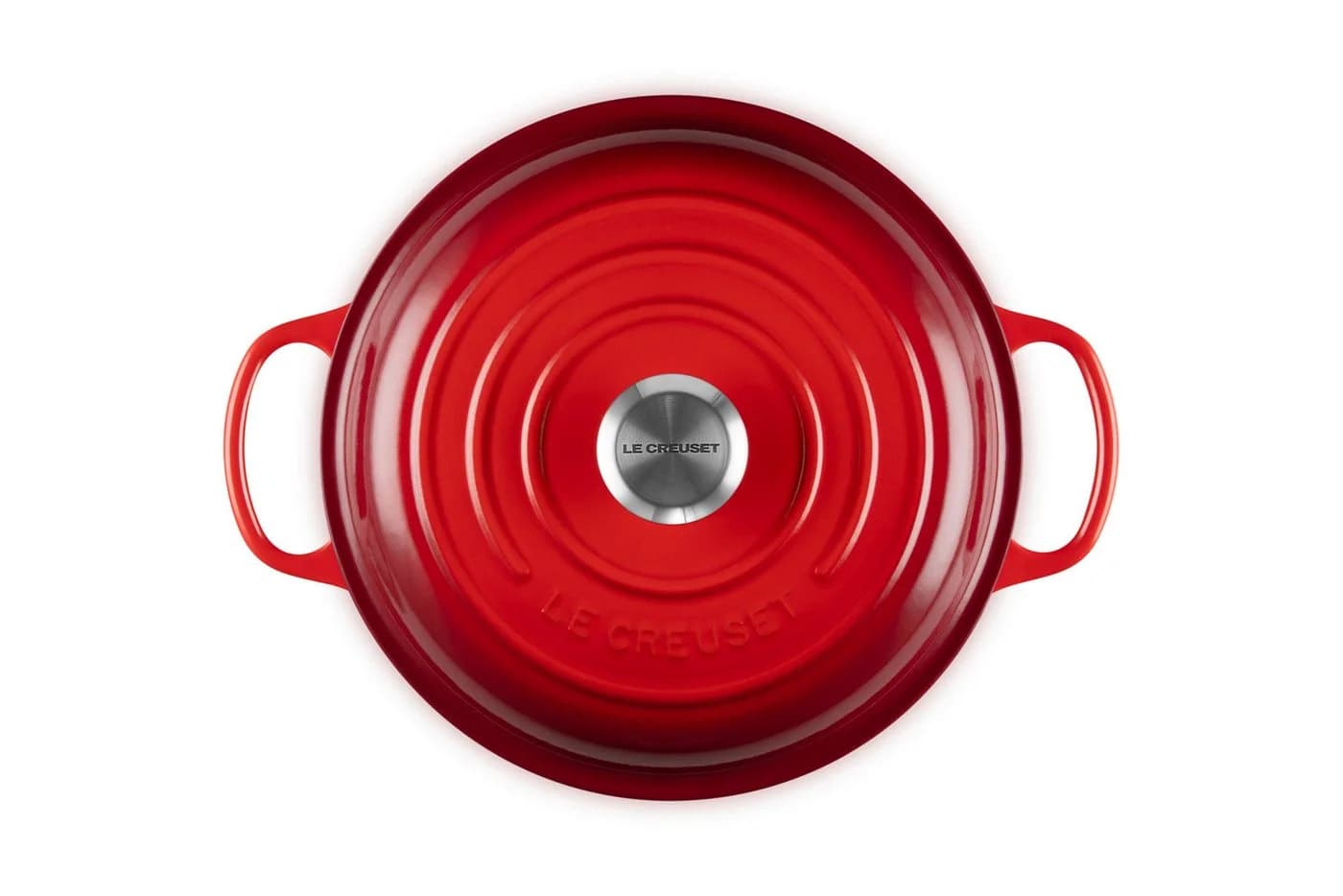 LE CREUSET Bratentopf Gourmet-Profitopf Gusseisen 26 cm Kirschrot - Bild 5