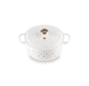 LE CREUSET Bräter rund Signature 22cm Hearts weiß Bild 1