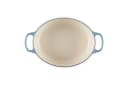 LE CREUSET Ovaler Gusseisen-Bräter mit Deckel Chambray Bild 4