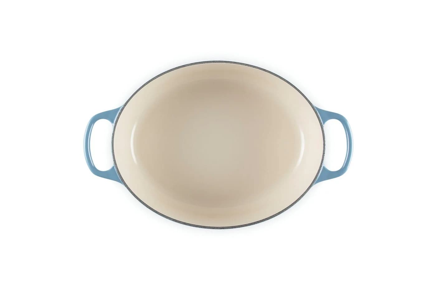 LE CREUSET Ovaler Gusseisen-Bräter mit Deckel Chambray - Bild 4