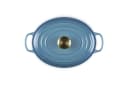 LE CREUSET Ovaler Gusseisen-Bräter mit Deckel Chambray Bild 5