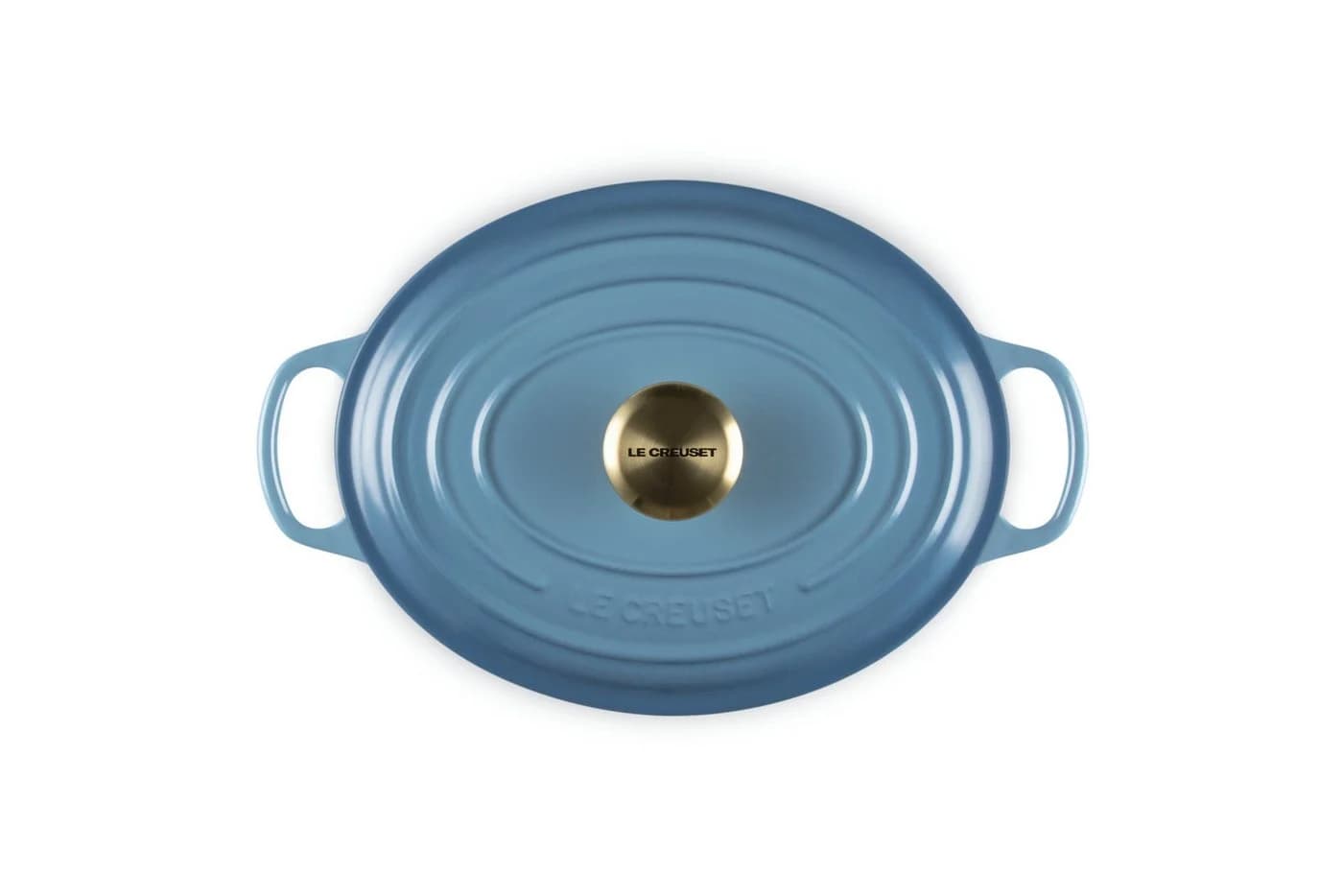 LE CREUSET Ovaler Gusseisen-Bräter mit Deckel Chambray - Bild 5