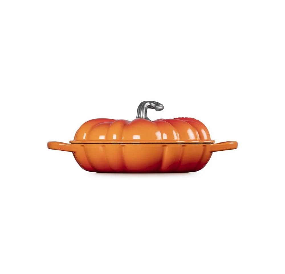 LE CREUSET Gourmet-Profitopf Kürbis 28cm Rot Gusseisen - Bild 4