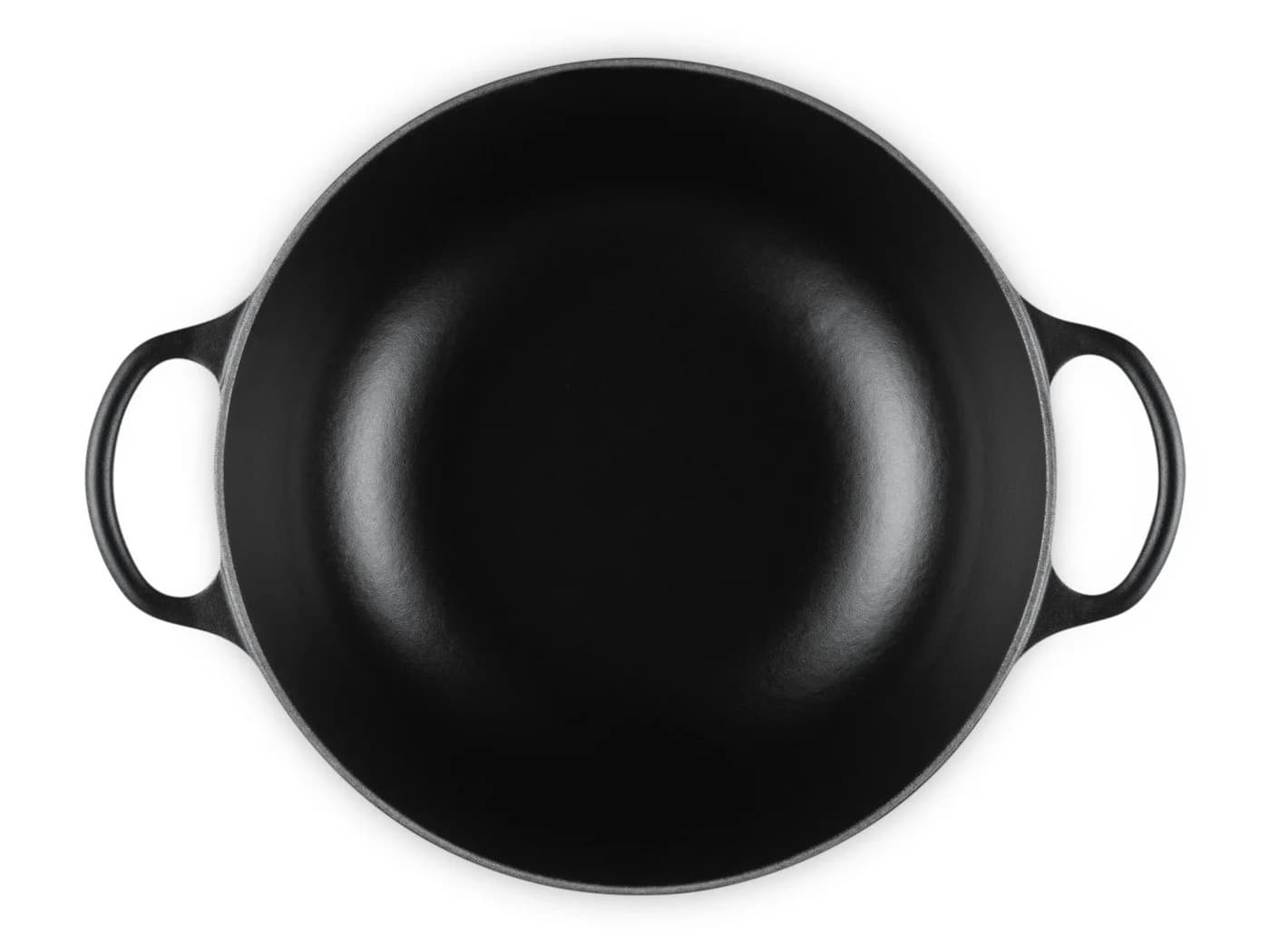 LE CREUSET Bräter Stew Pot Signature rund 26cm schwarz matt - Bild 4