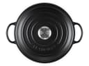 LE CREUSET Bräter Stew Pot Signature rund 26cm schwarz matt Bild 5