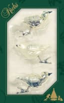 Krebs Glas Lauscha Weihnachtsbaumklammer 3-tlg. Vogel Silber Bild 1