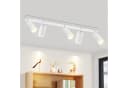ZMH Deckenstrahler 5 Flammig Schwarz/Weiß GU10 Spots Deckenlampe Bild 2