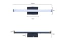 Nettlife LED Wandleuchte Modern 6W 3000K Warmweiß Bild 3