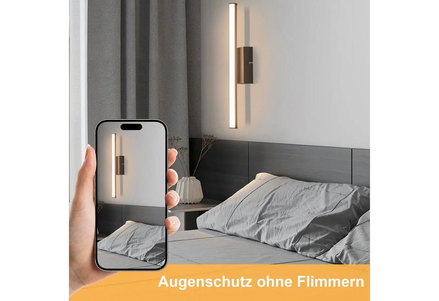 Nettlife LED Wandleuchte Modern 6W 3000K Warmweiß - Bild 5