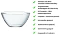Arcoroc Dessertschale Cosmos 12cm Stapelbar Transparent Bild 3