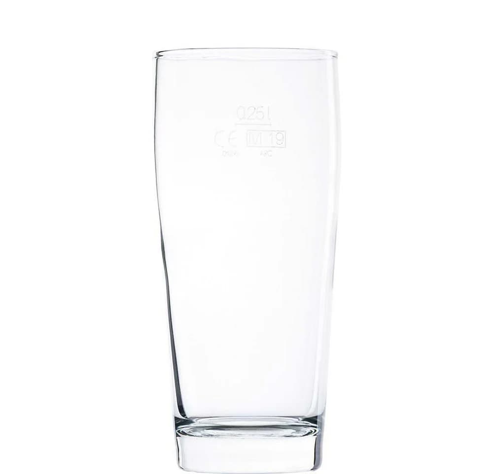 Arcoroc Willi Becher Bierglas 0,25l 12er Set Glas Stapelbar - Bild 2