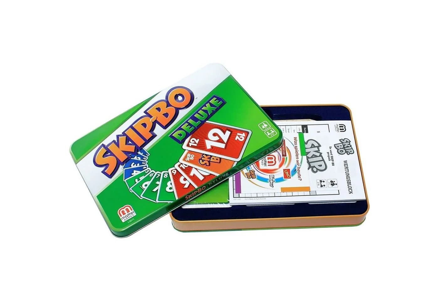 Mattel Skip-Bo Deluxe Kartenspiel Metallbox - Bild 3