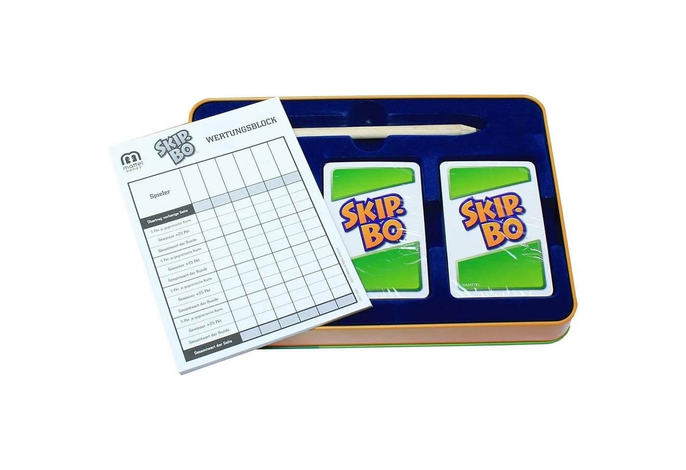 Mattel Skip-Bo Deluxe Kartenspiel Metallbox - Bild 4