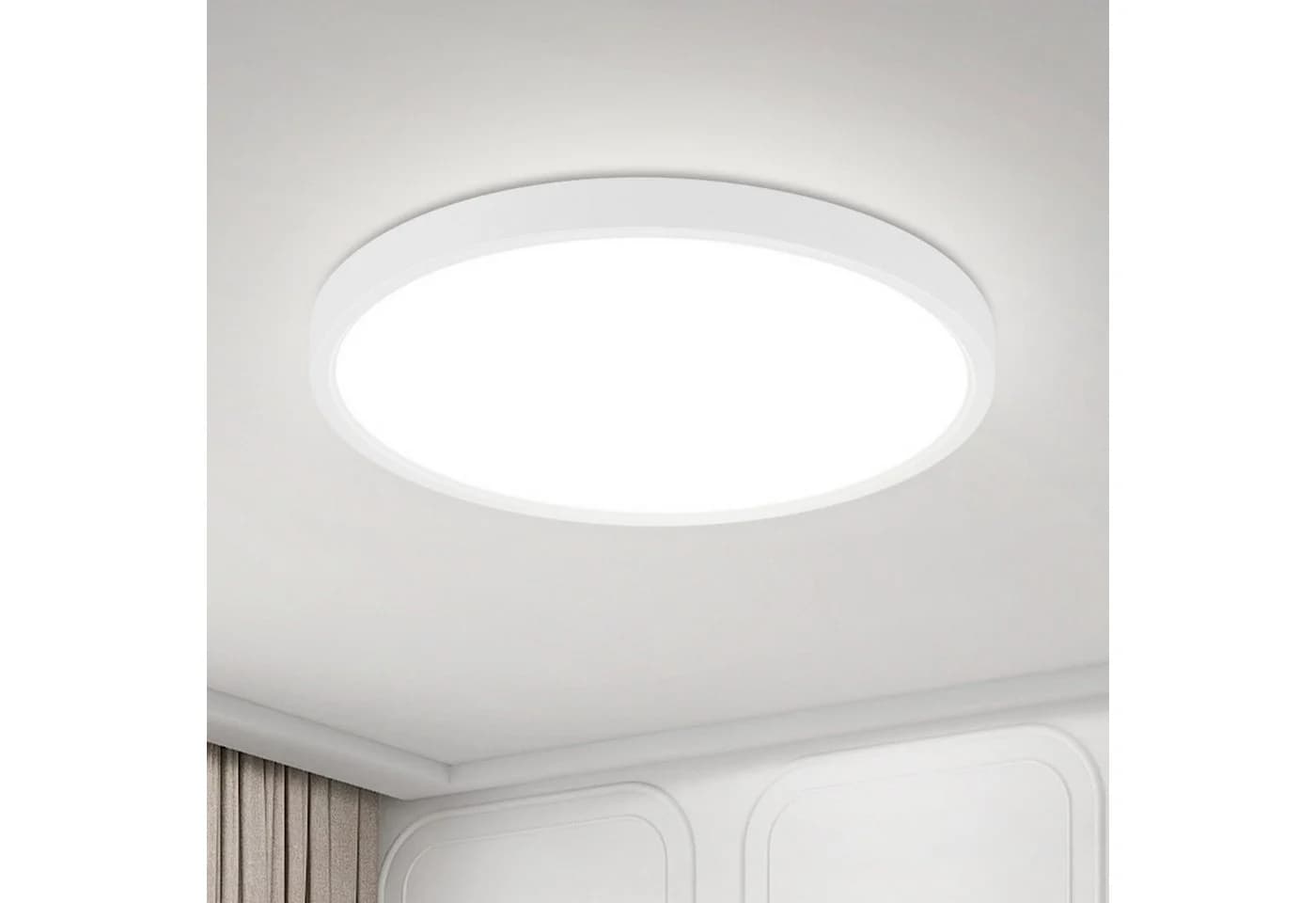 Moderne Deckenleuchte in Schwarz und Weiß - Bild 2