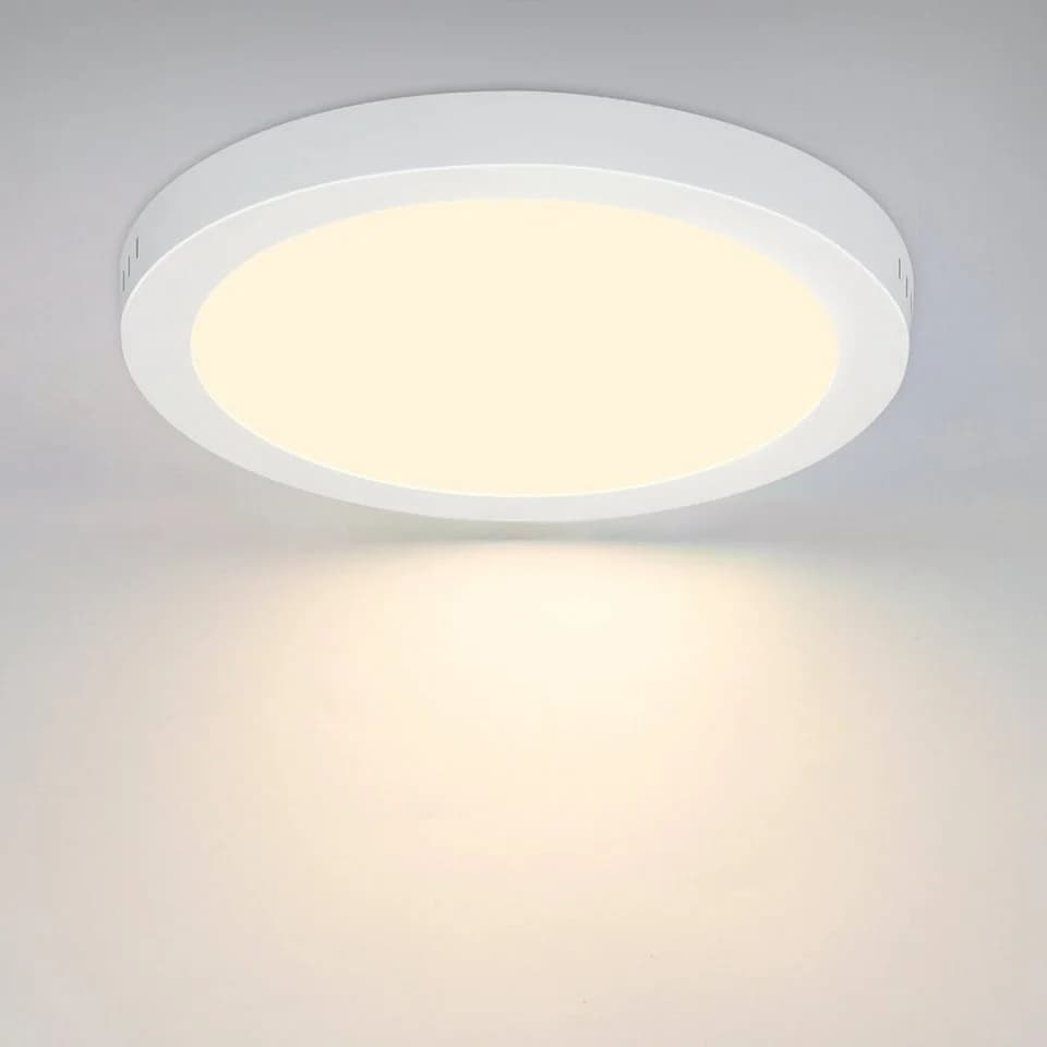 ZMH LED Deckenleuchte Rund Weiß 22,5 cm Modern Flimmerfrei Energiesparend - Bild 2