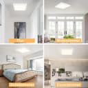 ZMH LED Deckenleuchte Rund Weiß Ø22.5CM Flurlampe Modern für Büro Flimmerfrei Energiesparend Bild 3
