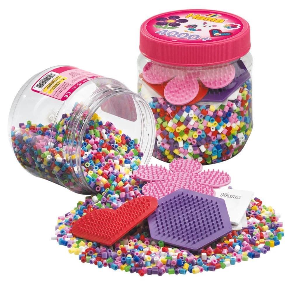 Dan Import Bügelperlen Mix Box 4000 Stück Pink - Bild 2
