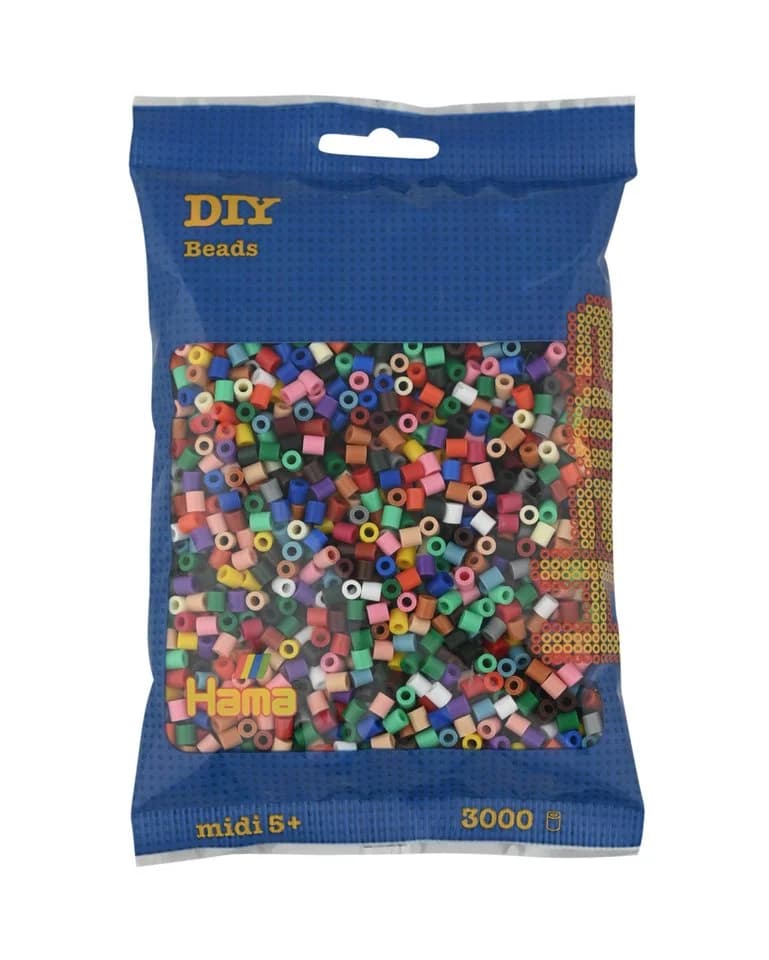 Hama Bügelperlen 3000 - Mischung 01-12, 17, 18, 20, 21, 26-31