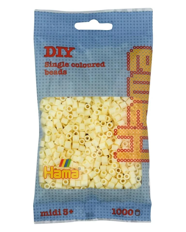 Hama Bügelperlen – Creme, Midi 5 mm (1000 Stk)