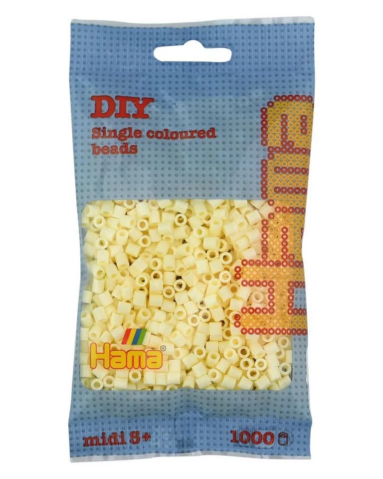 Hama Bügelperlen – Creme, Midi 5 mm (1000 Stk) - Bild 2