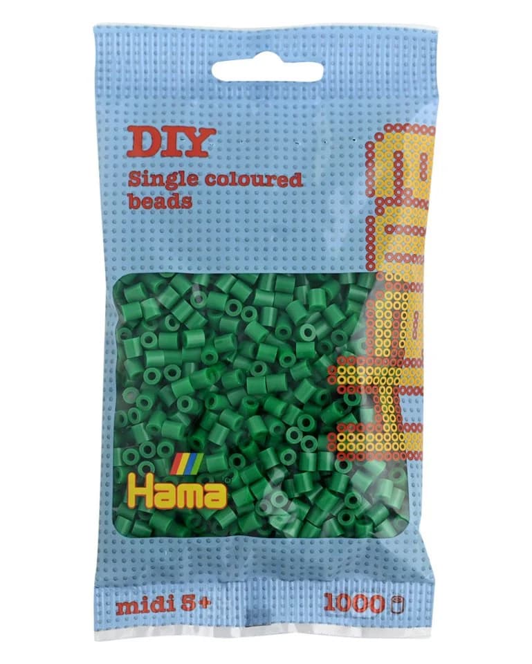 Hama Bügelperlen Grün 5 mm 1000 Stück - Bild 2