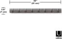 Umbra Garderobenhaken GRY/PWT Treibholz-Optik 8 Haken Bild 3