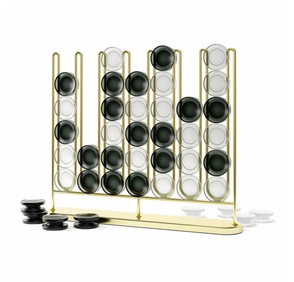 Umbra Stax 4 Gewinnt Spiel Dekoratives Vier Gewinnt Spiel 2 Personen Gesellschaftsspiel
