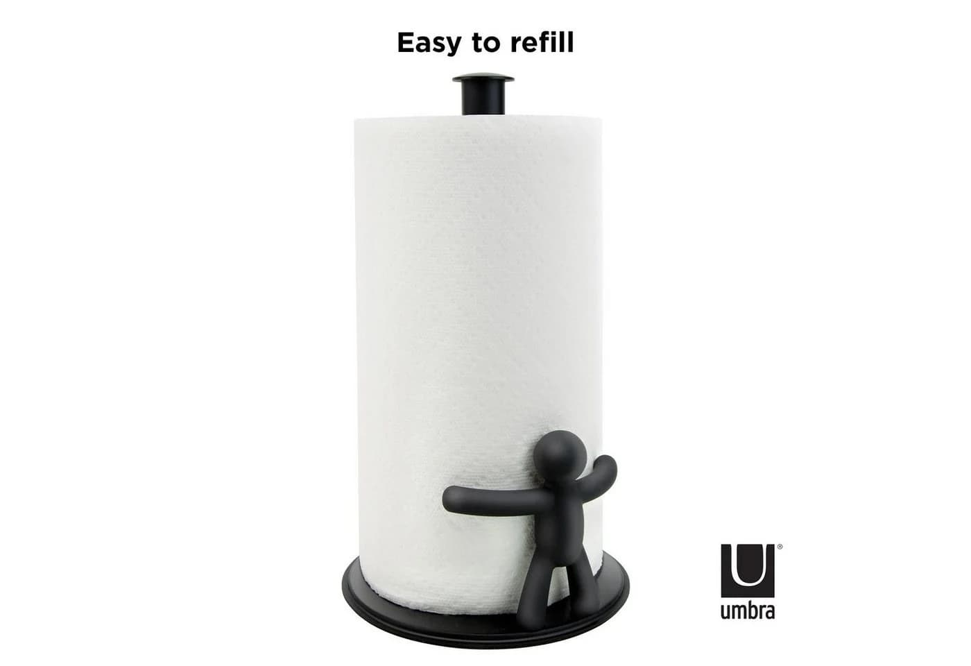 Umbra Küchenrollenhalter Buddy Schwarz