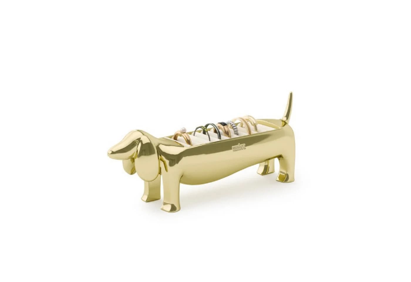 Umbra Schmuckständer Dachsie Ringhalter Messing