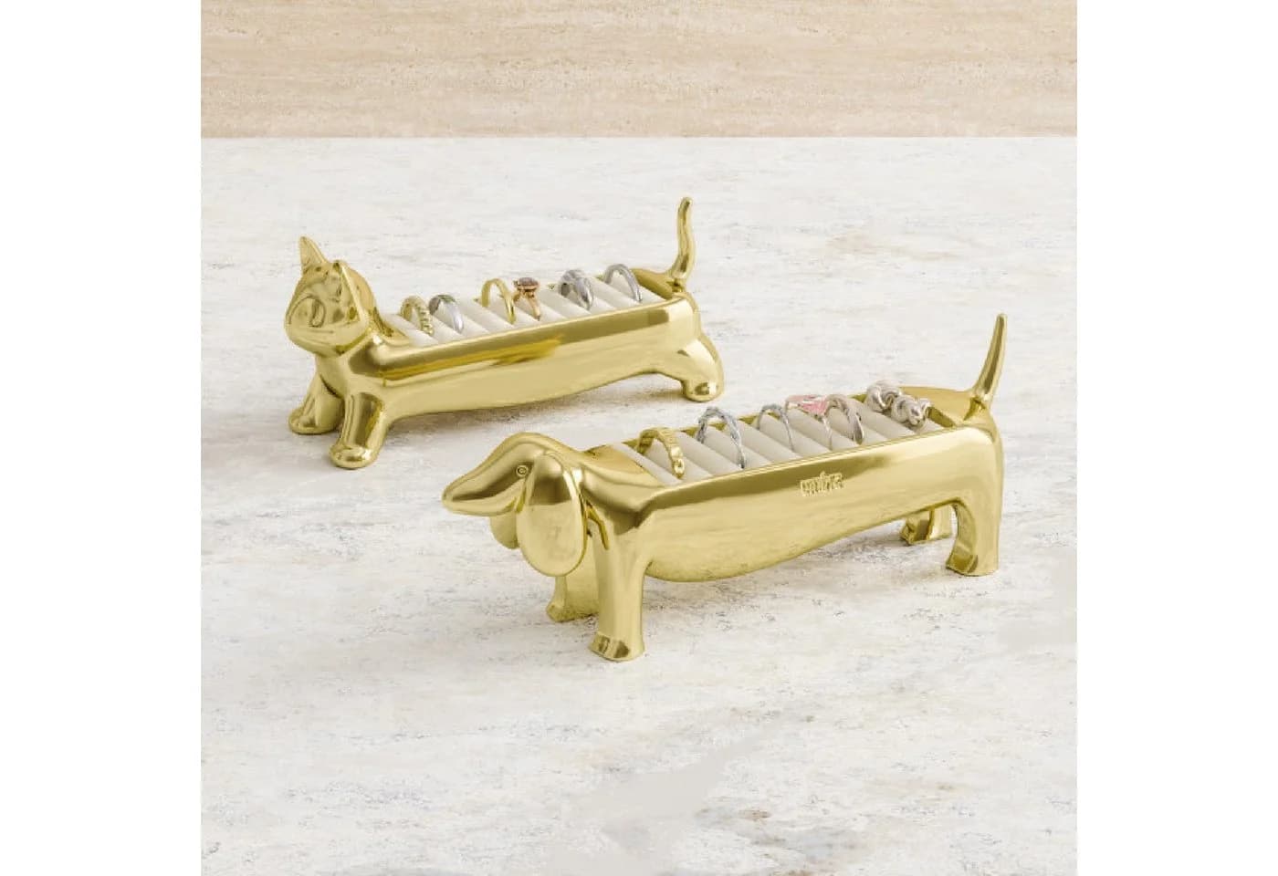 Umbra Schmuckständer Dachsie Ringhalter Messing - Bild 5