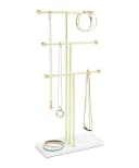 Umbra Trigem Schmuckständer Weiß/Gold Kettenhalter Bild 2