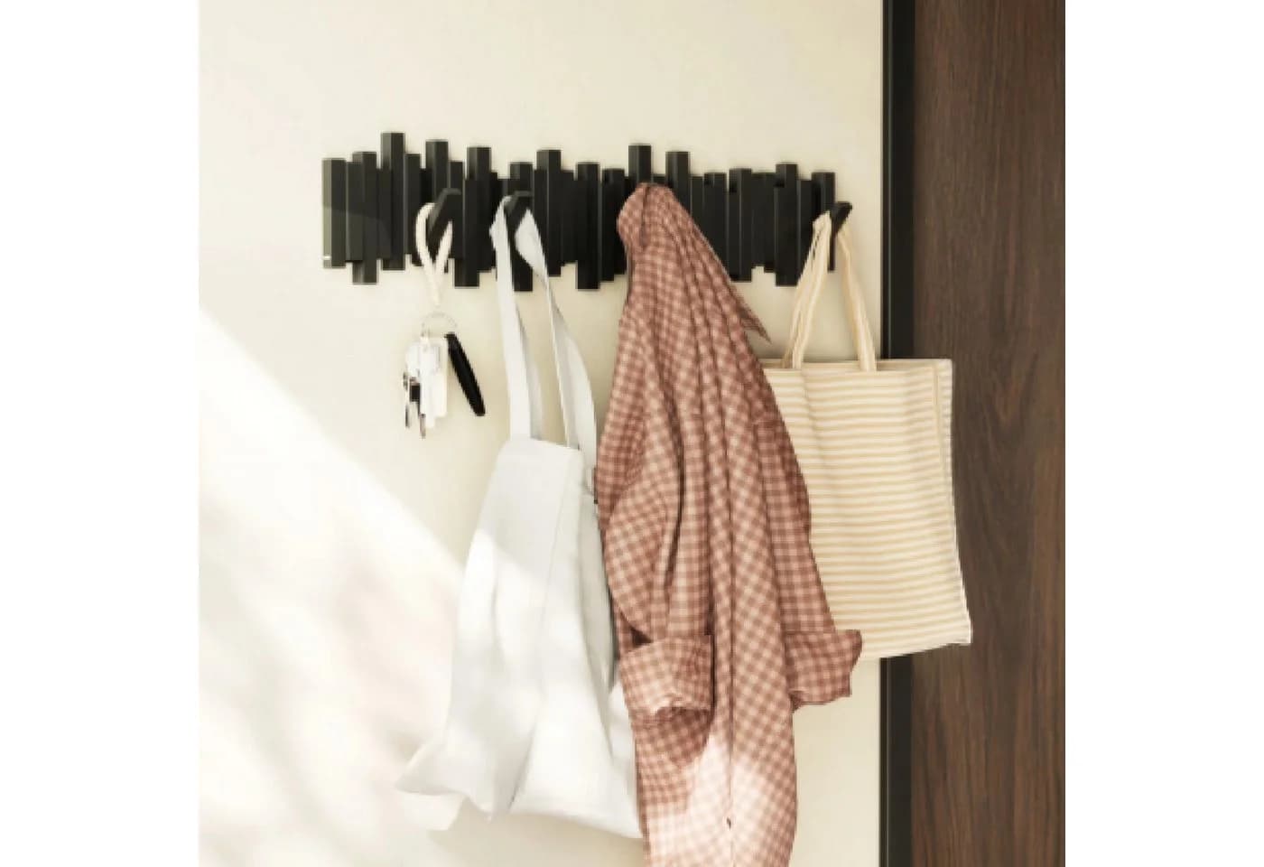 Umbra Wandgarderobe Sticks Multi Hook Schwarz - Bild 2