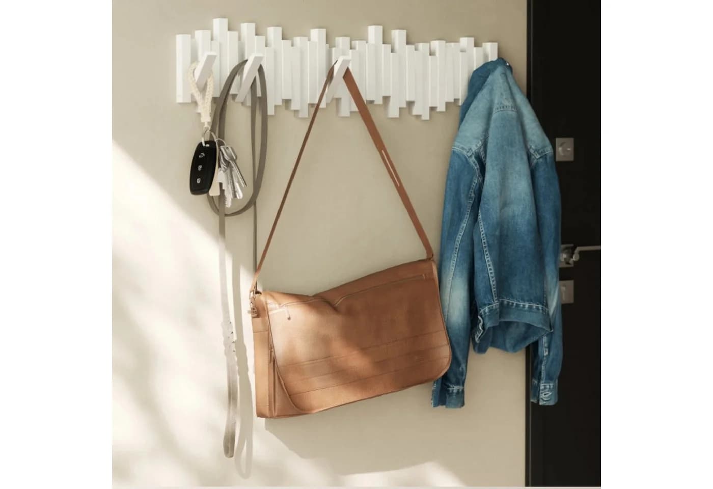 Umbra Wandgarderobe Sticks Multi Hook Schwarz - Bild 3
