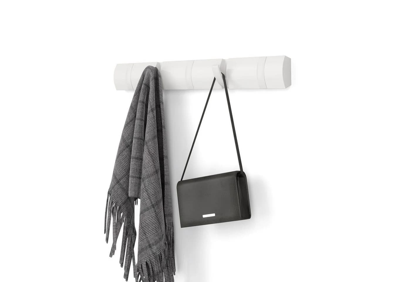 Umbra Garderobenleiste Flip 5 Hook Weiß