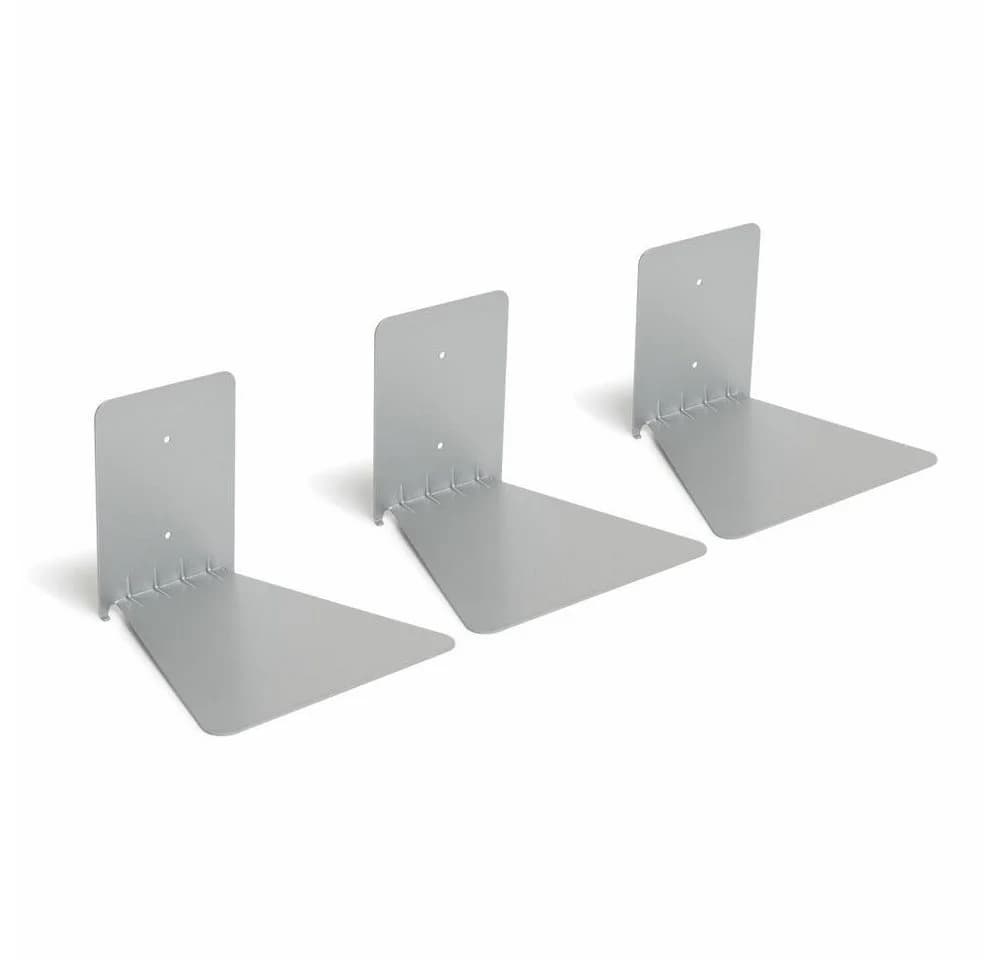 Umbra Wandregal Conceal Groß 3er Set Silber Metall