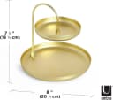 Umbra Poise Schmuckablage Metall Mattgold Bild 1